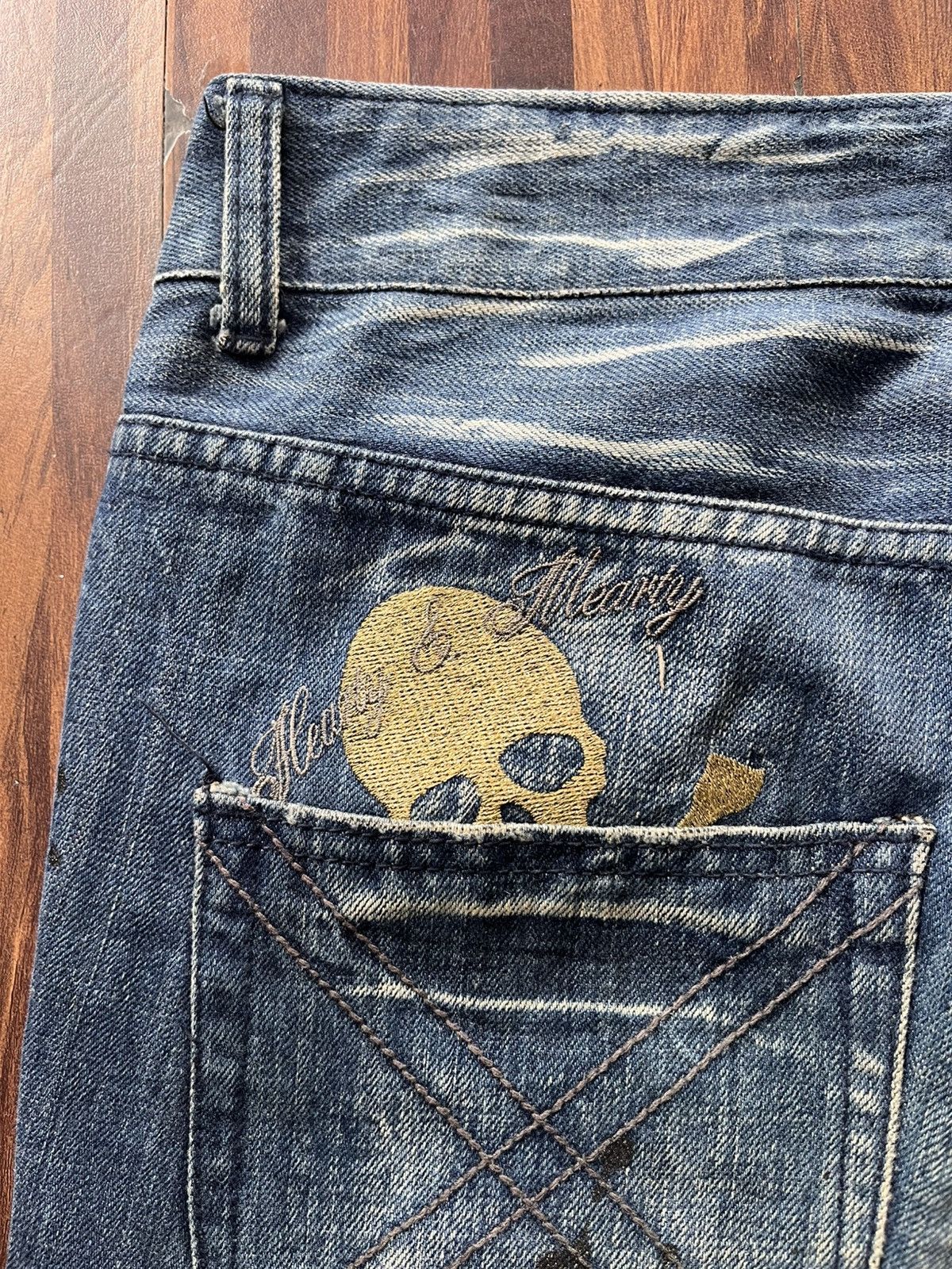 Vintage Japanese y2k GladNews Cut Bray Jeans Size US 31 - 10 Thumbnail