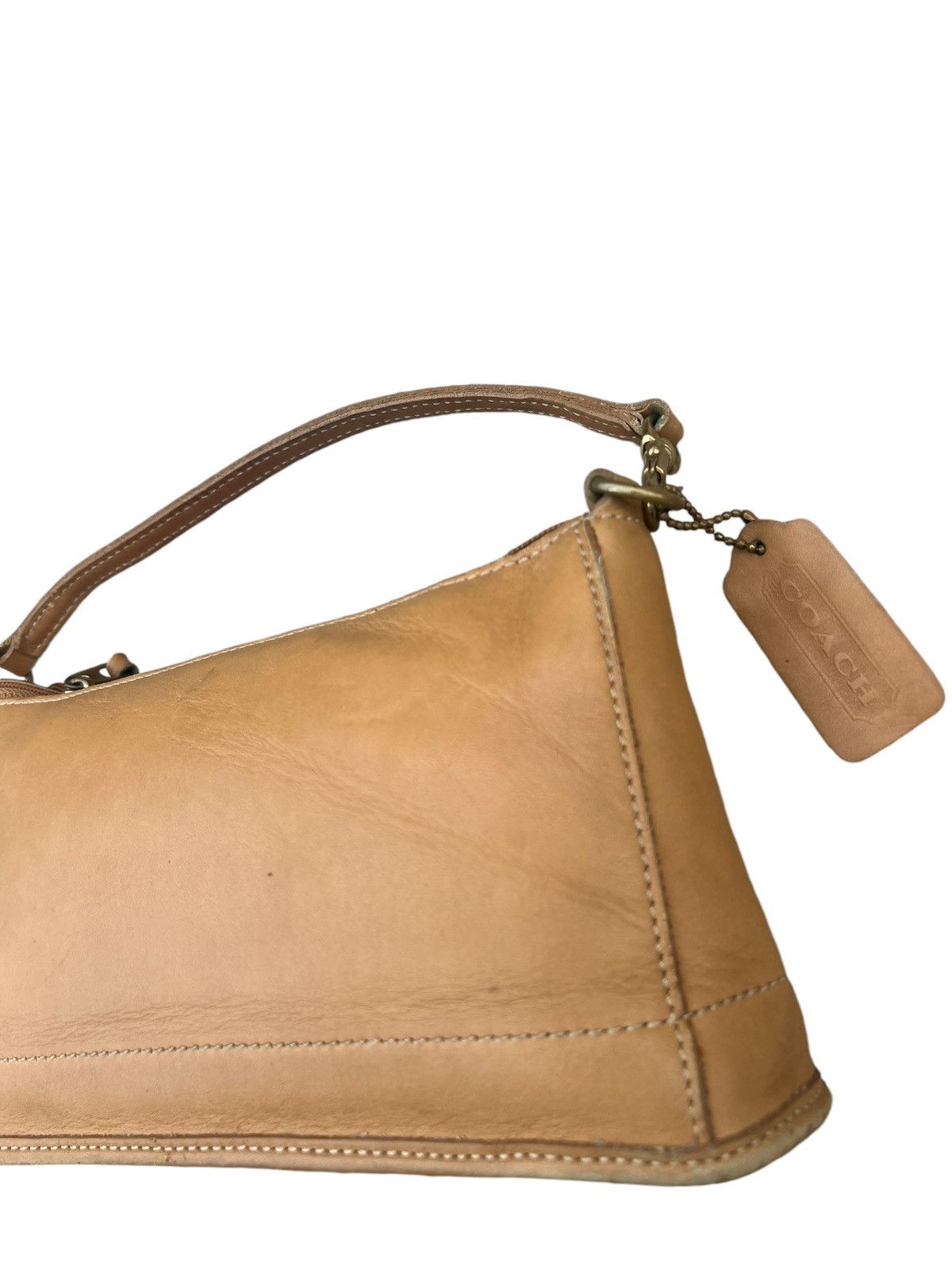 Coach Vintage 90s Coach Made in USA Patina Leather Tiny Bag Size ONE SIZE - 11 Thumbnail