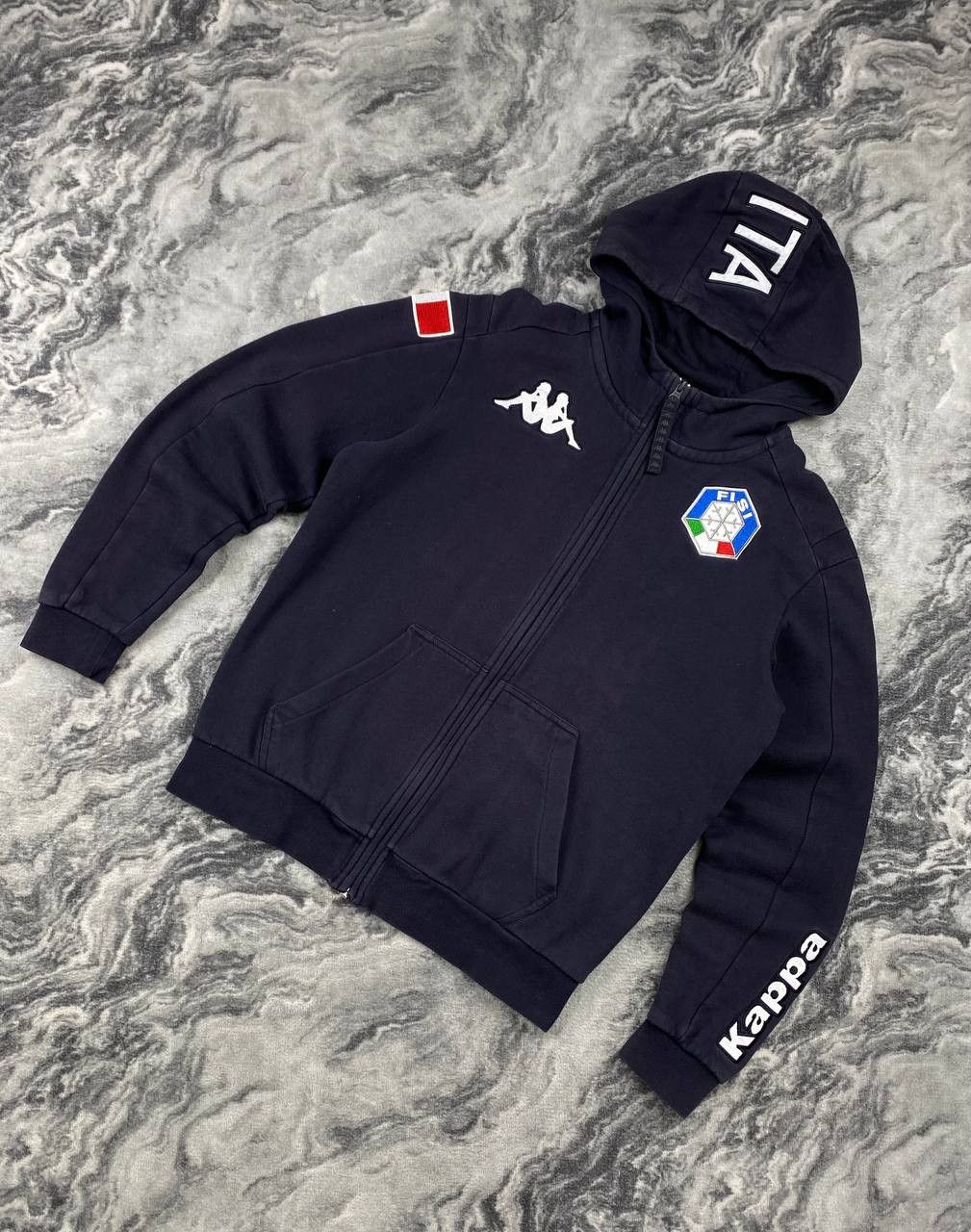 Kappa Kappa FISI Italy Ski Team Tracksuit Zip Up Hoodie And Pants Size US M / EU 48-50 / 2 - 2 Thumbnail