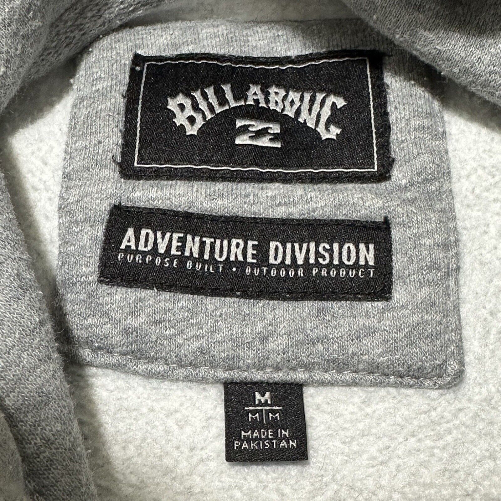 Billabong Billabong Adventure Division Medium Hoodie Gray Sweatshirt Size M / US 6-8 / IT 42-44 - 6 Thumbnail