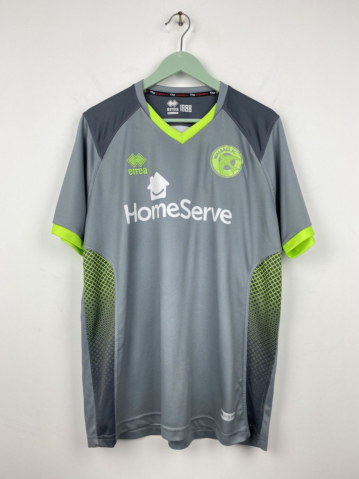 Errea Walsall FC 2018 2019 Errea Third Football Jersey PSG Arsenal Size US L / EU 52-54 / 3 - 1 Thumbnail