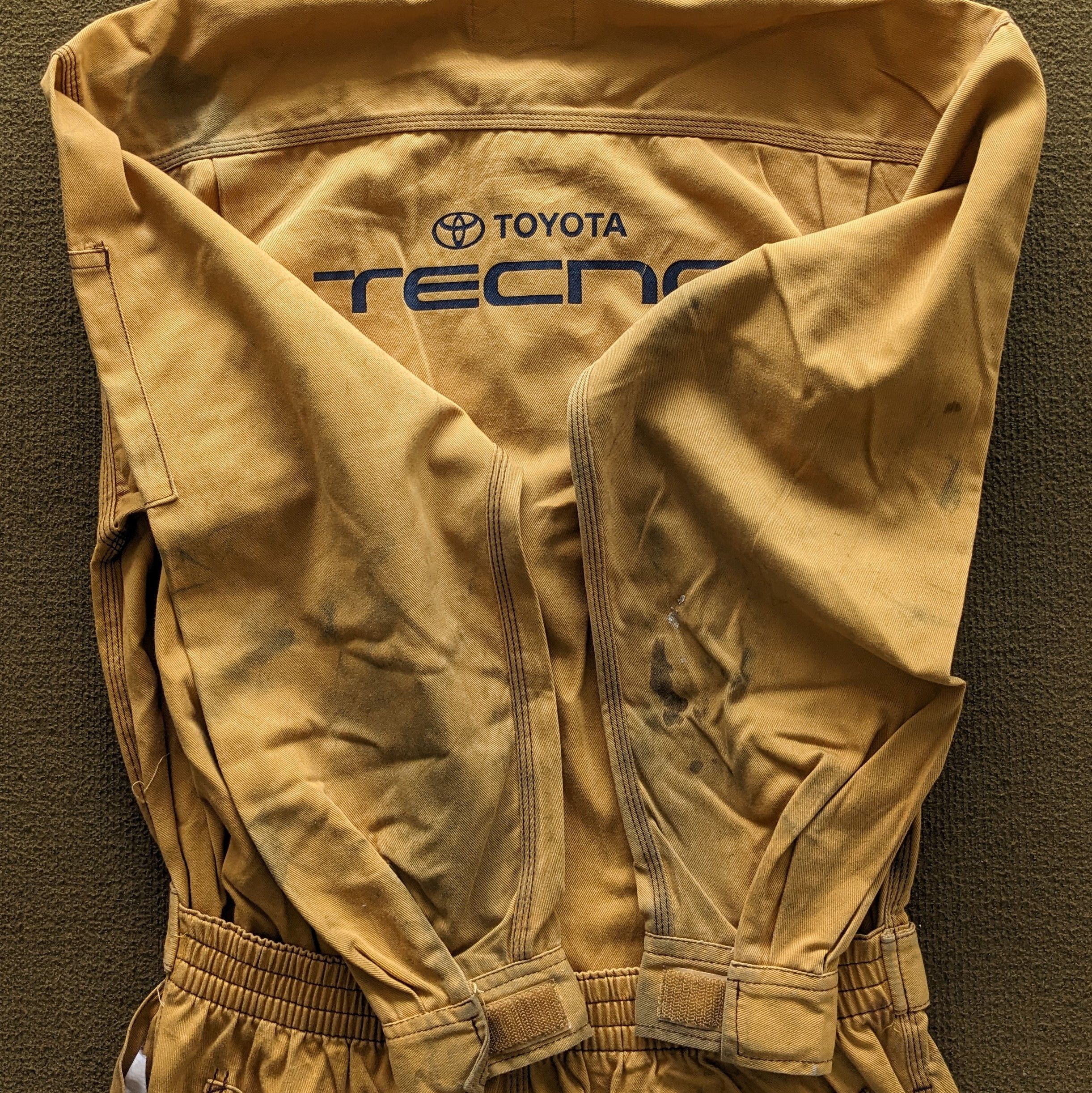 Vintage TOYOTA TECNO Racing Team Coverall Workwear Jacket