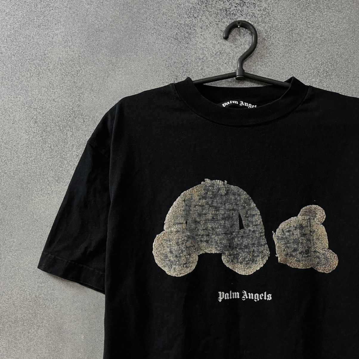 Palm Angels Palm Angels Teddy Bear t shirt big logo Size US L / EU 52-54 / 3 - 3 Thumbnail