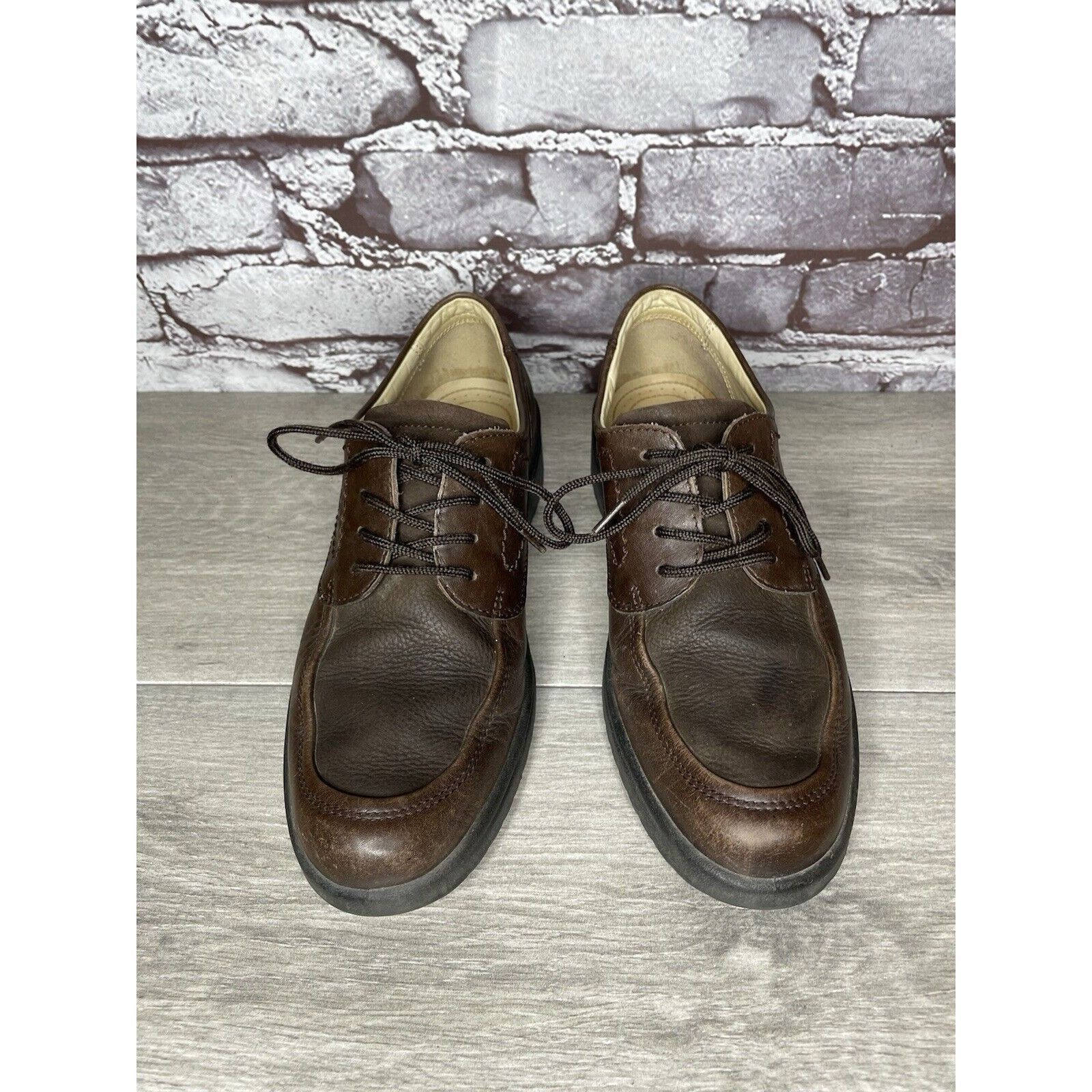 Ecco Ecco Choice Brown Suede Leather Comfort Lace Up Shoes Women’ Size US 7.5 / IT 37.5 - 2 Thumbnail