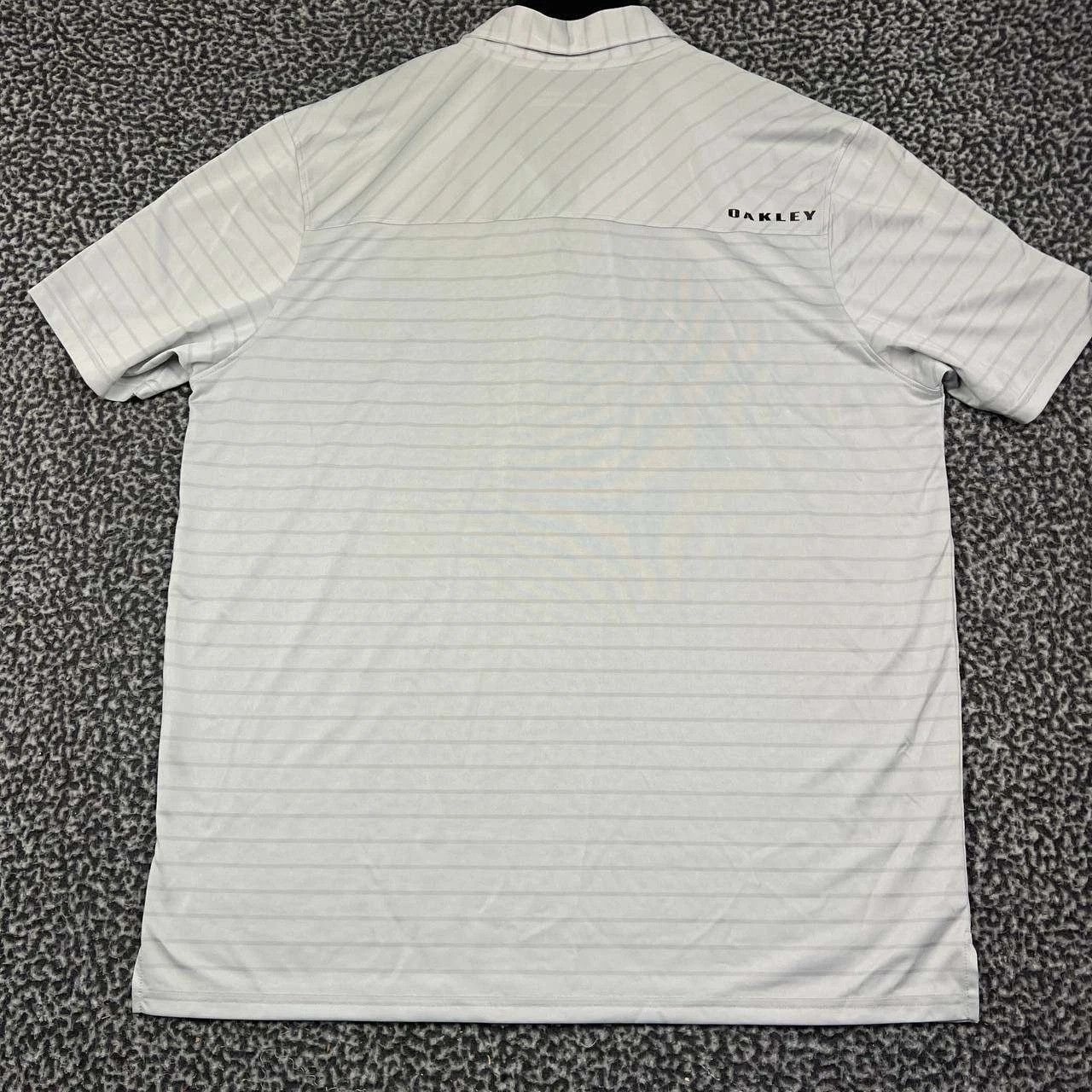 Oakley Oakley Golf Polo Shirt Men Striped Short Sleeve Collared XL Size US XL / EU 56 / 4 - 2 Thumbnail