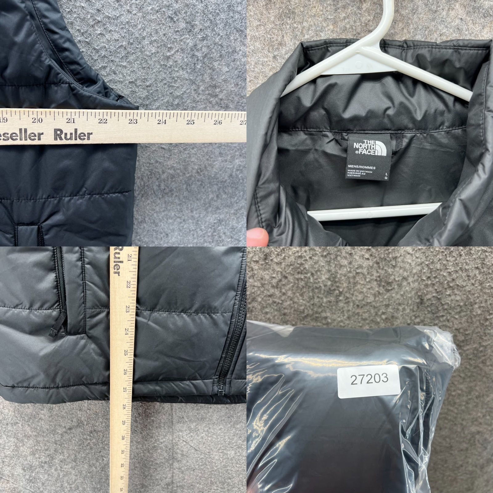 The North Face The North Face Vest Men L Black Full Zip Insulated Puffer Jacket Size US L / EU 52-54 / 3 - 8 Thumbnail