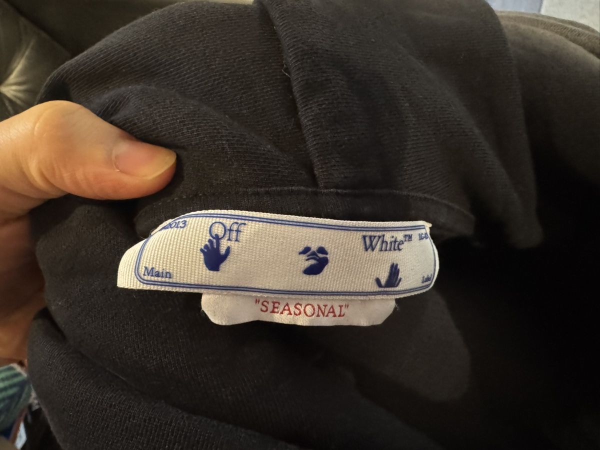 Off-White Off-White “Hand Arrow Boxy” Hoodie — Black/White, SS23 Size US M / EU 48-50 / 2 - 3 Thumbnail