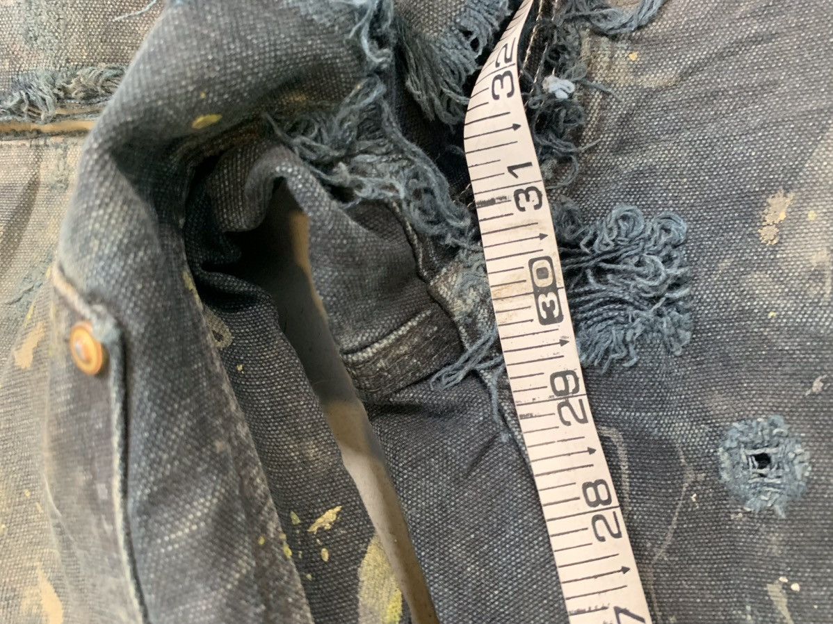 Carhartt Vintage faded Carhartt b01 BLK double knee denim Size US 30 / EU 46 - 15 Thumbnail