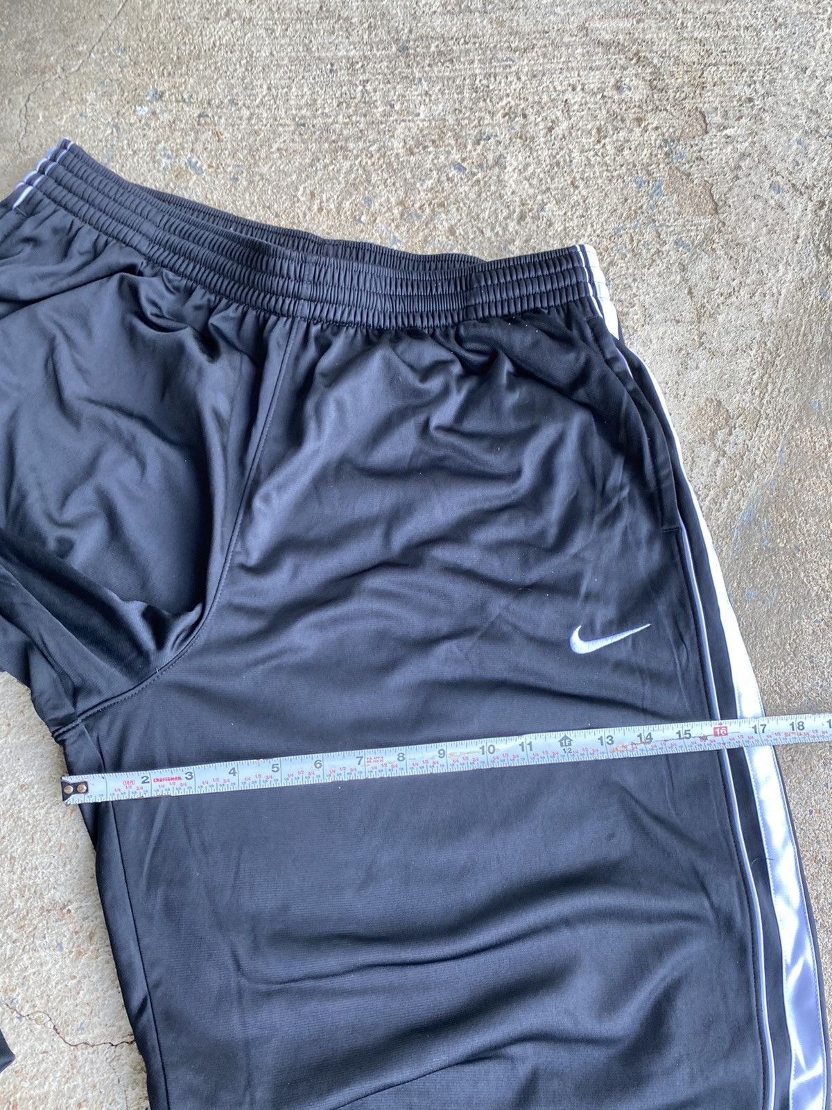Japanese Brand × Nike × Vintage Vintage Y2K Nike Baggy Stripe Track Pants Size US 34 / EU 50 - 7 Thumbnail