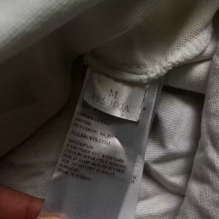 Allsaints Mens Polo Long Sleeve Allsaints Sweatshirt Size M Size US M / EU 48-50 / 2 - 6 Thumbnail