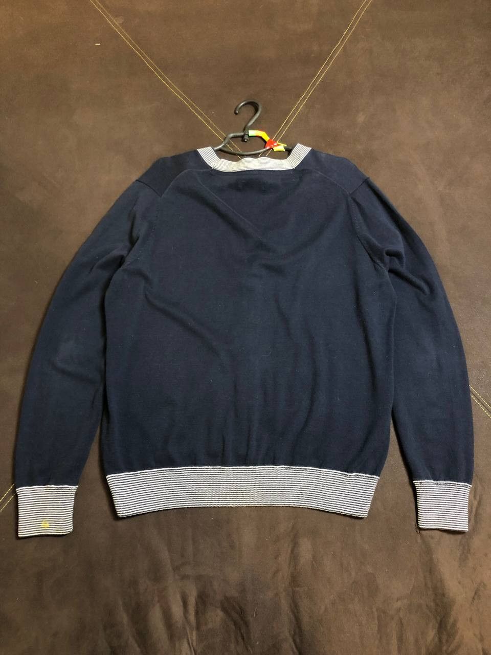 Polo Ralph Lauren Polo Ralph Lauren V-Neck Cardigan Sweater Navy Blue Size US L / EU 52-54 / 3 - 4 Thumbnail