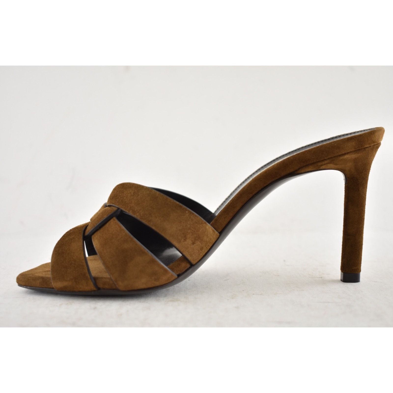 Yves Saint Laurent Saint Laurent Tribute 85 Mule Land Brown Suede Pump 40.5 Size US 10.5 / IT 40.5 - 12 Thumbnail