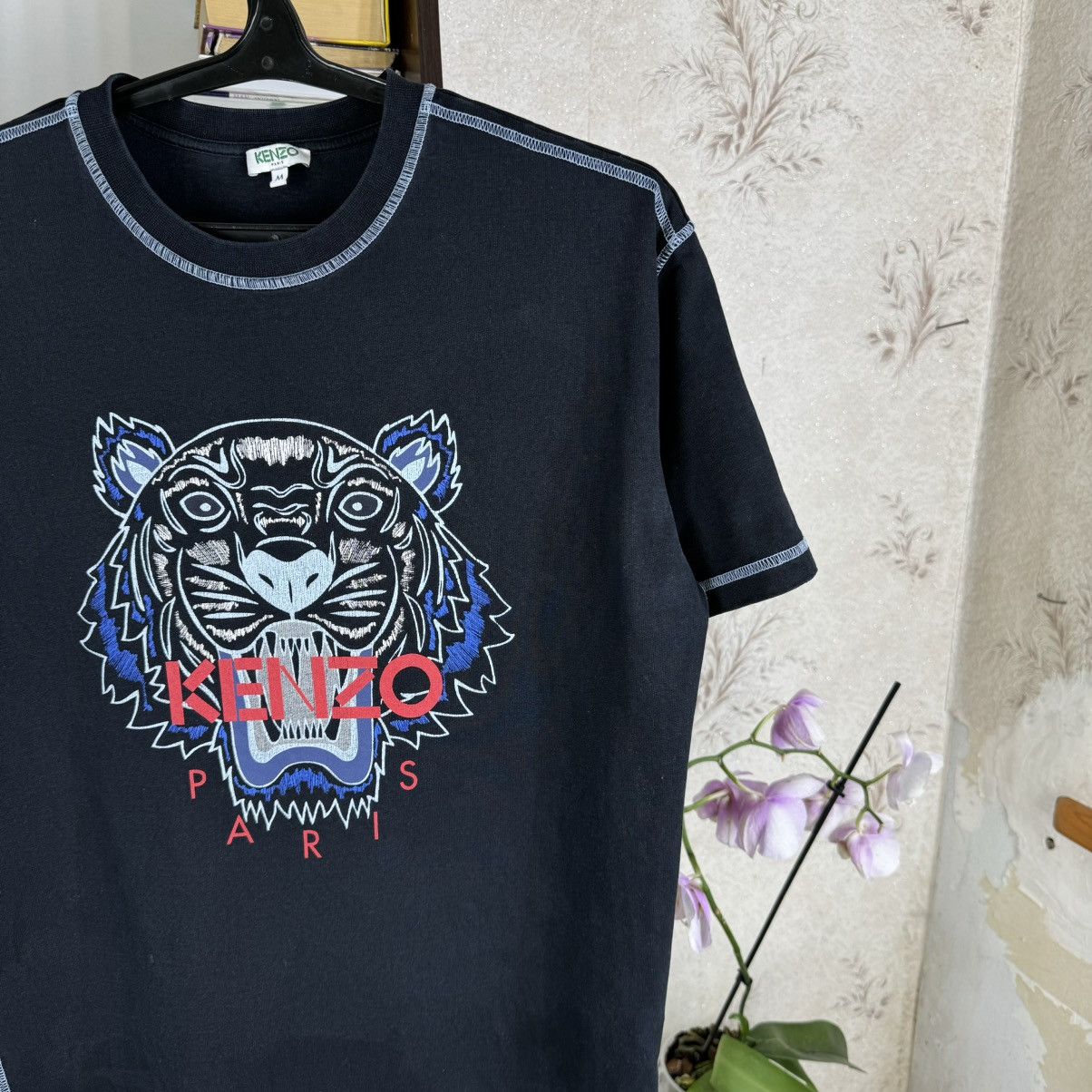 Kenzo Kenzo Paris Tiger T shirt Black Luxury Streetwear Sz M Size US M / EU 48-50 / 2 - 5 Thumbnail