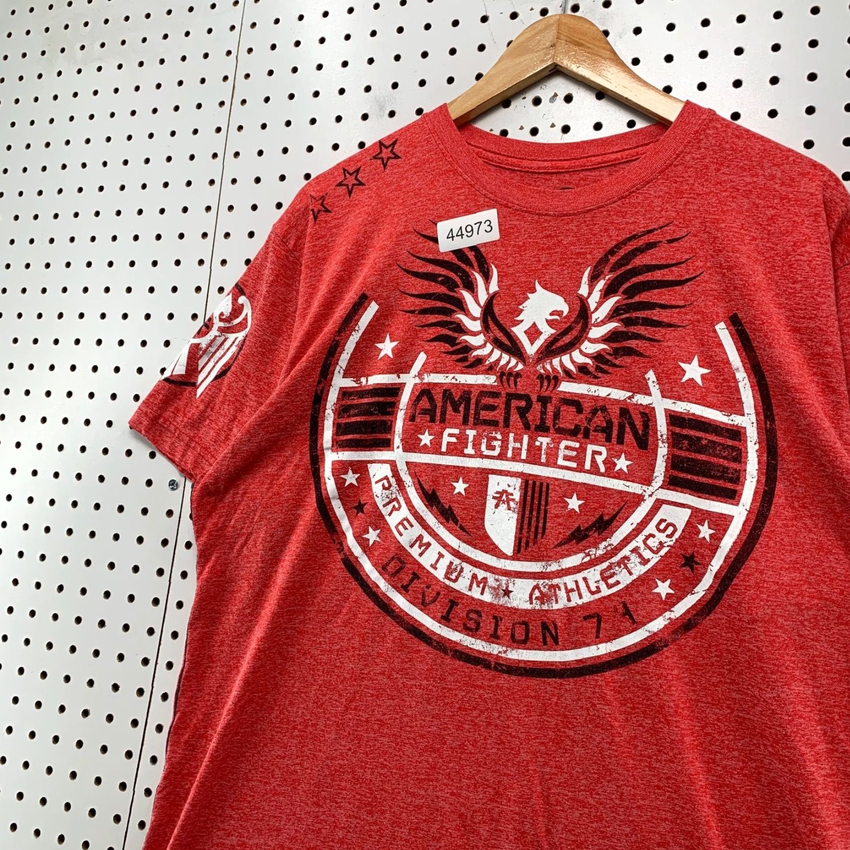 Vintage American Fighter Shirt Mens 2XL Red Premium UFC MMA Training Shirt Shirt Size US XXL / EU 58 / 5 - 4 Thumbnail