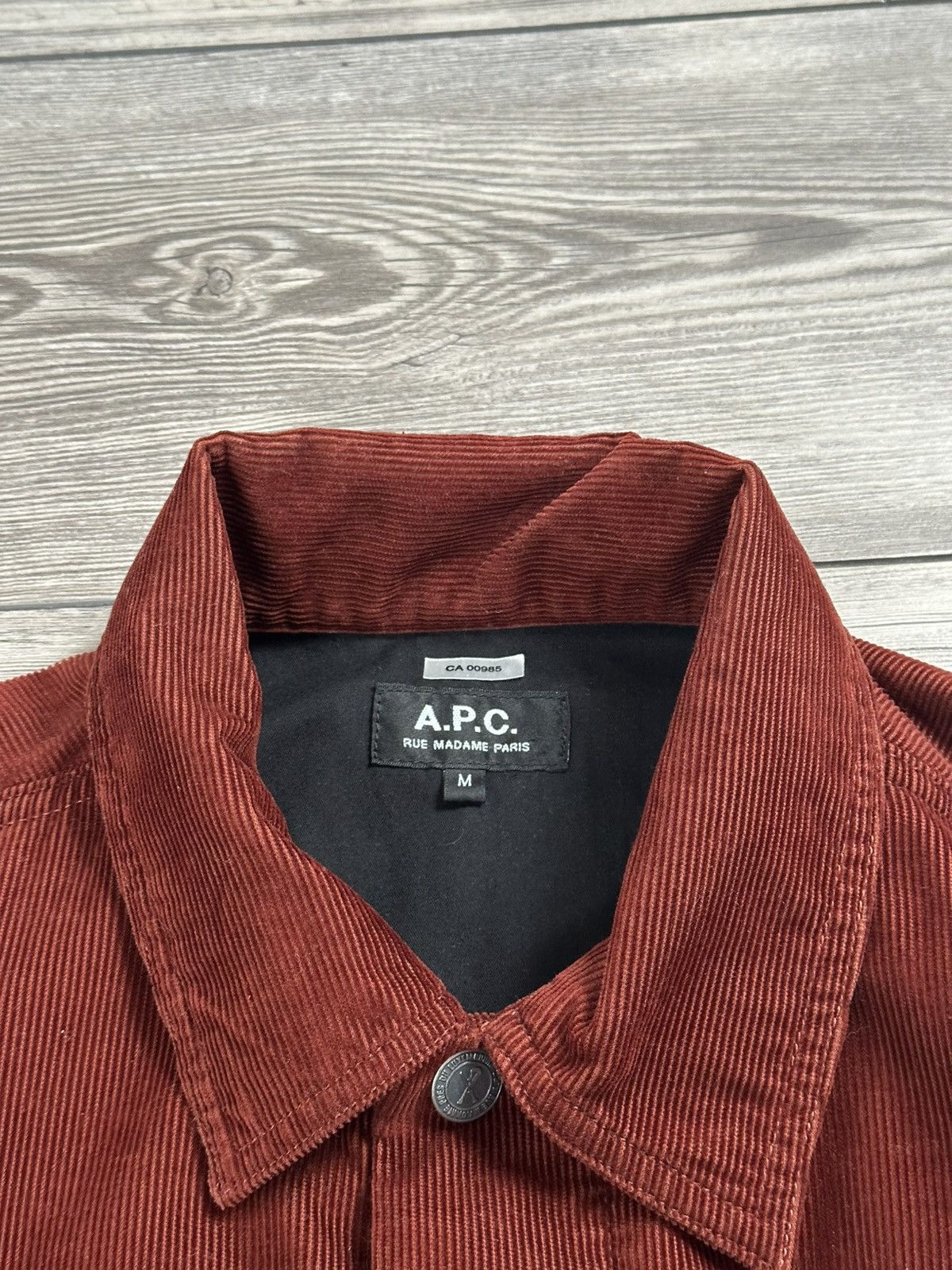 A.P.C. A.P.C Corduroy Trucker Jacket Size US M / EU 48-50 / 2 - 3 Thumbnail