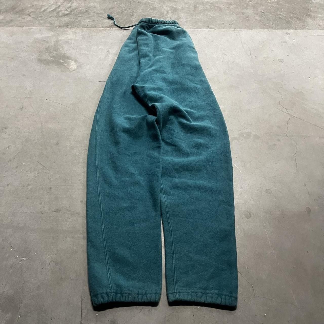 Champion Vintage Y2K/2000s Teal Champion Essential Sweatpants! Size US 32 / EU 48 - 5 Thumbnail