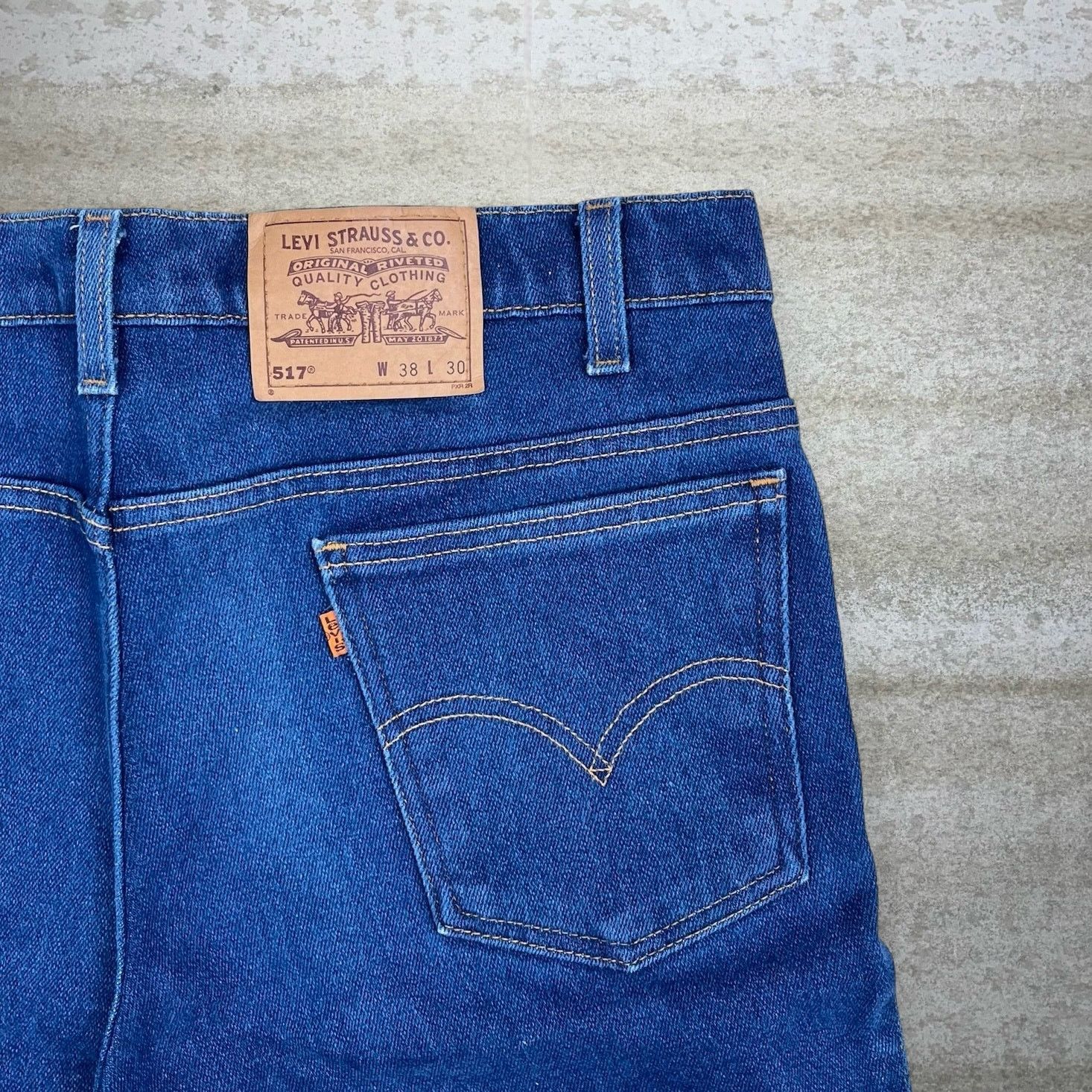 Levi's Vintage 90s Orange Tab Levis Jeans 38x30 Bootcut Dark Wash Size US 38 / EU 54 - 3 Thumbnail