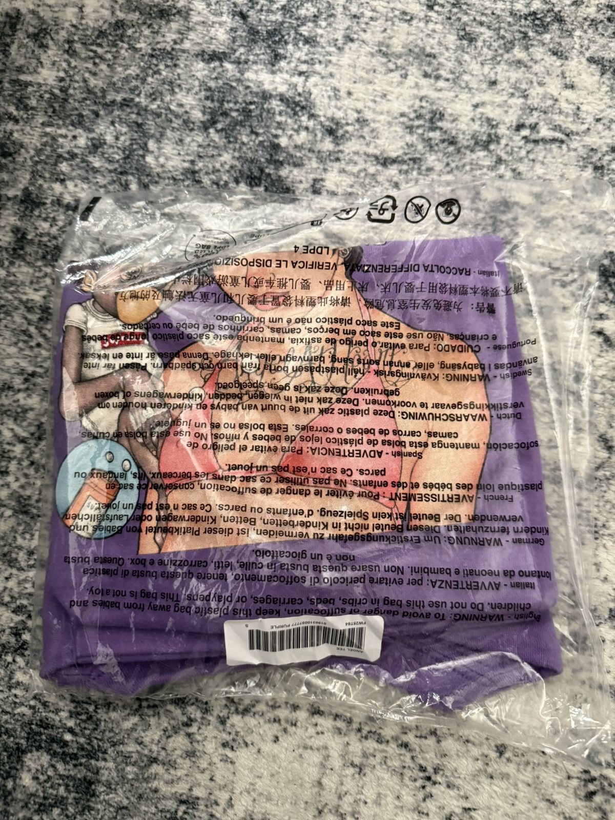 Supreme Supreme angle tee size small purple IN HAND‼️ Size US S / EU 44-46 / 1 - 1 Preview