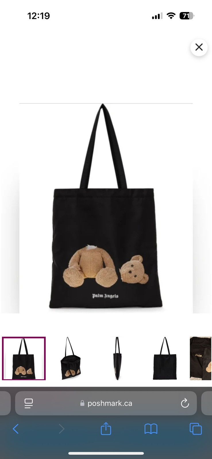 Palm Angels Tote Bag Size ONE SIZE - 2 Thumbnail