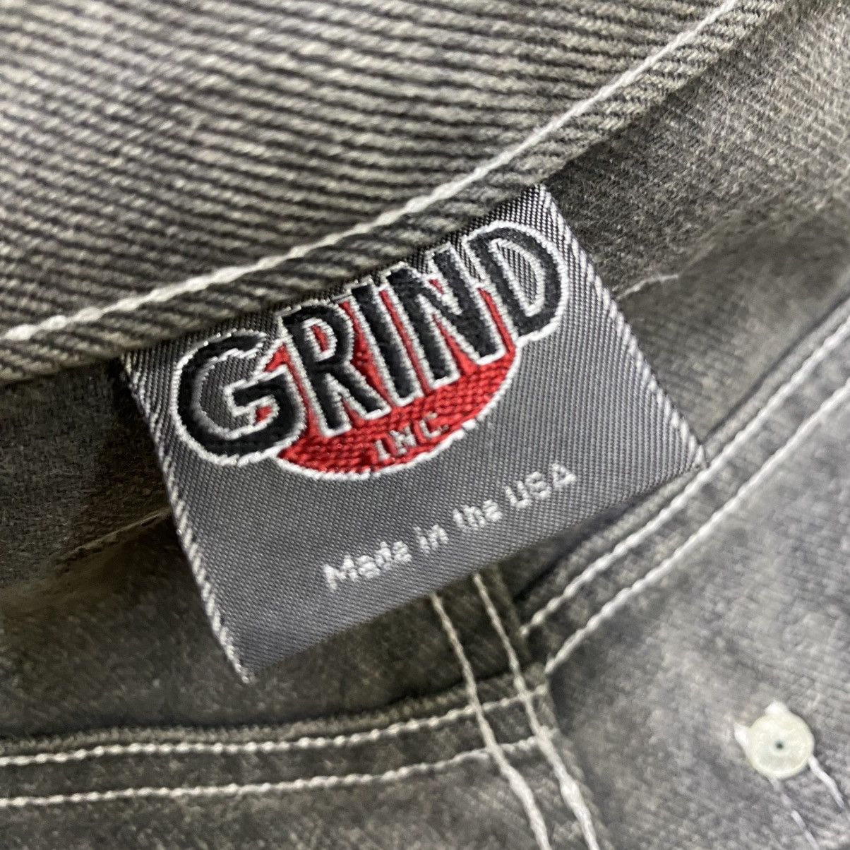 JNCO × Vintage Vintage 90’s Grind Inc Cropped Baggy Denim Size US 34 / EU 50 - 9 Thumbnail