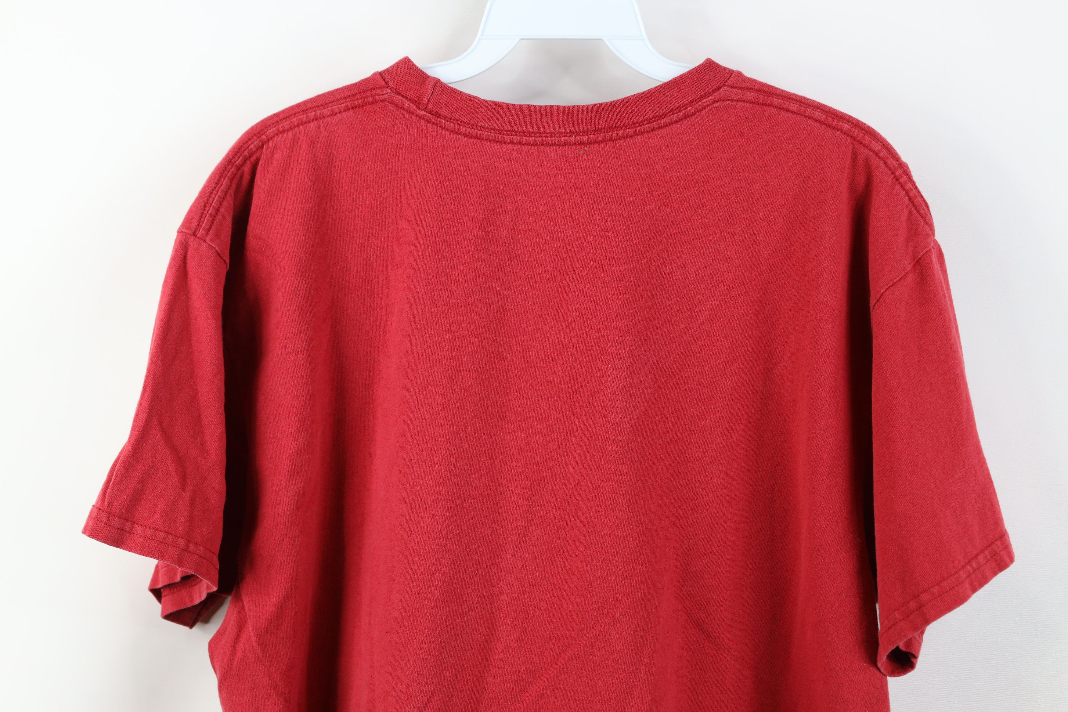 Nike Vintage Y2K Nike Travis Scott Big Swoosh Air T-Shirt Red Size US M / EU 48-50 / 2 - 13 Thumbnail