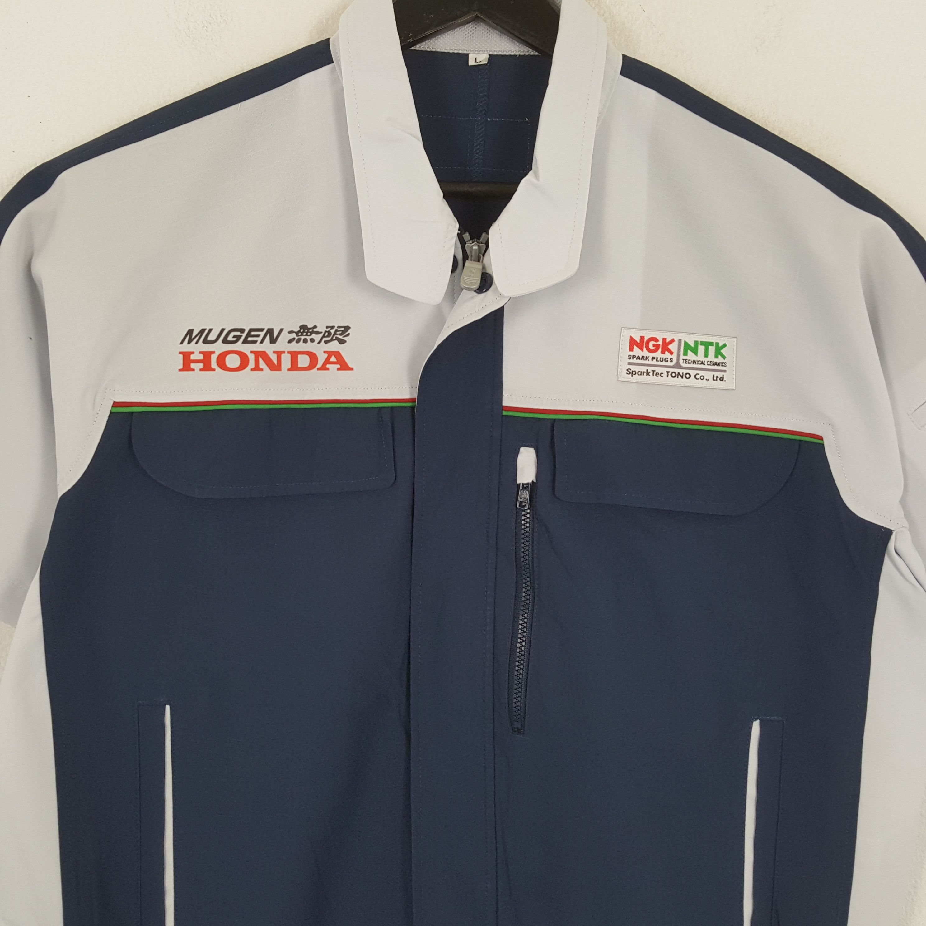 Japanese Brand × Vintage MUGEN HONDA Japanese Motorsports Custom Art Jacket Size US L / EU 52-54 / 3 - 4 Thumbnail