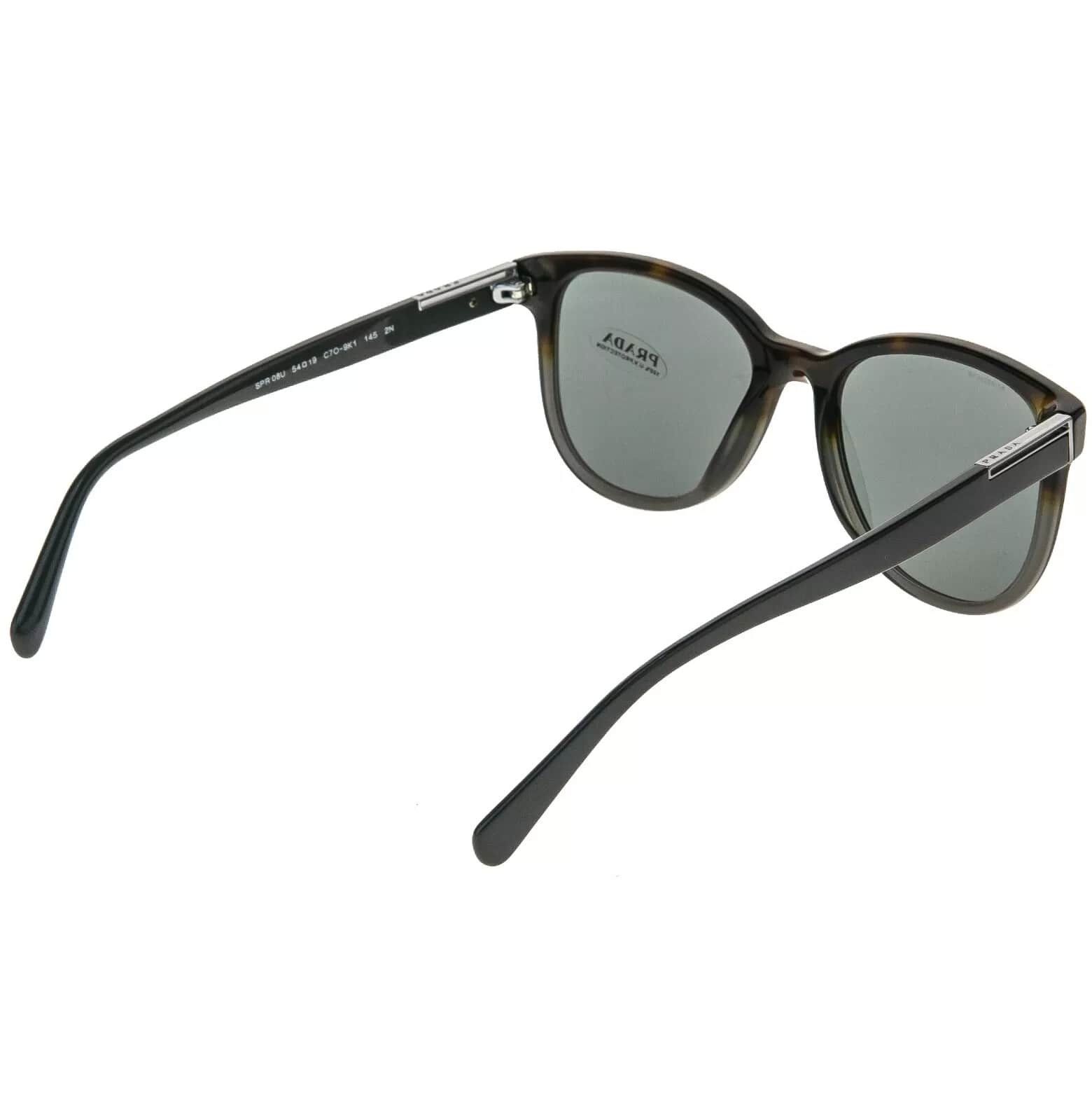 Prada PRADA Pilot 08U Black Gray Authentic Logo Sunglasses PR08US Size ONE SIZE - 8 Thumbnail