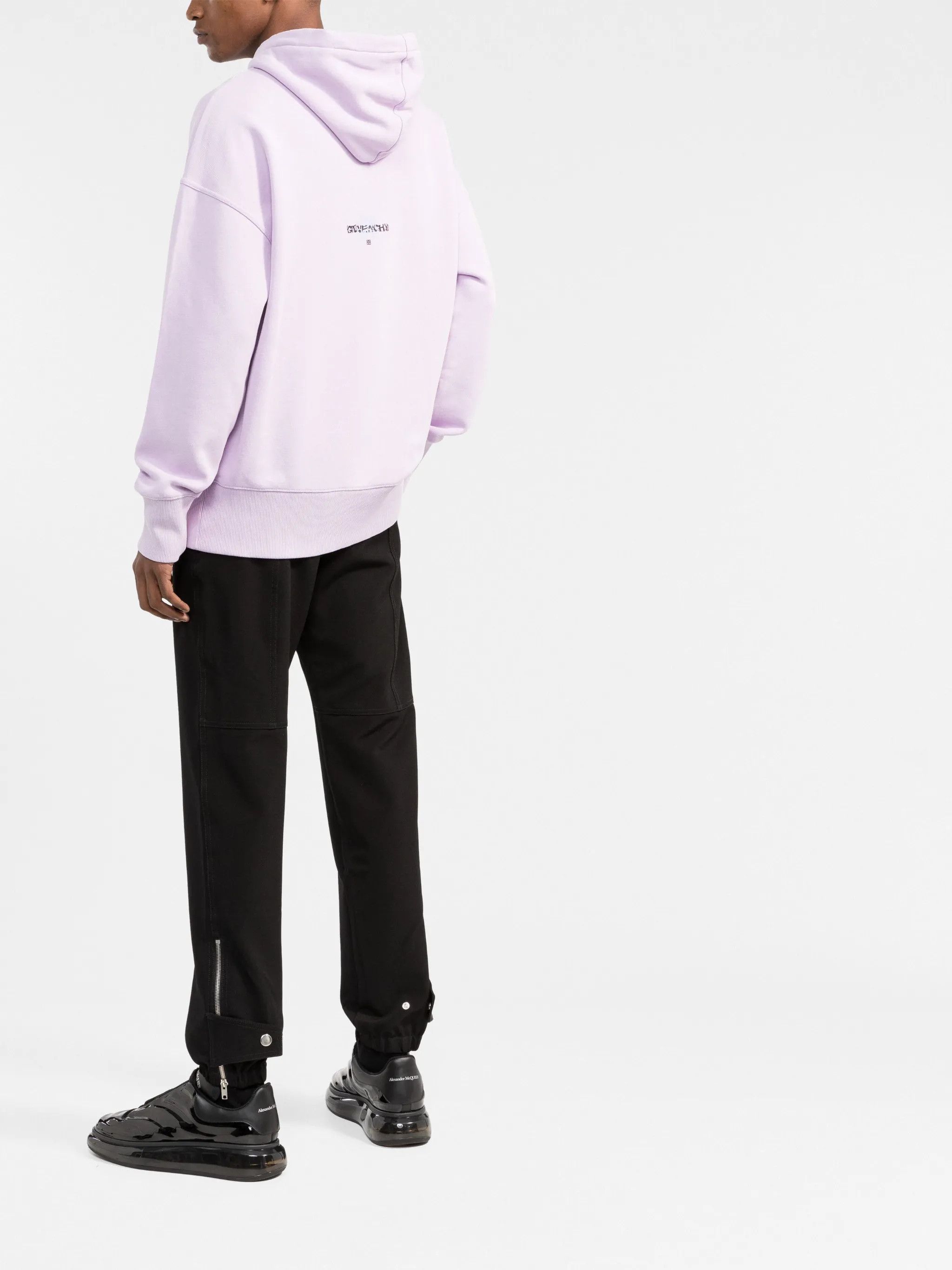 Givenchy x Josh Smith Lilac Embroidered 4G Skull Logo Hoodie Size US M / EU 48-50 / 2 - 4 Thumbnail