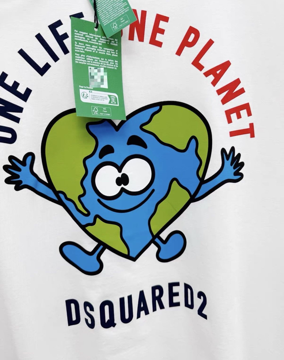 Dsquared2 DSQUARED2 D2 100% Cotton Oversized Short Sleeve T-shirt J30 Size US L / EU 52-54 / 3 - 3 Thumbnail