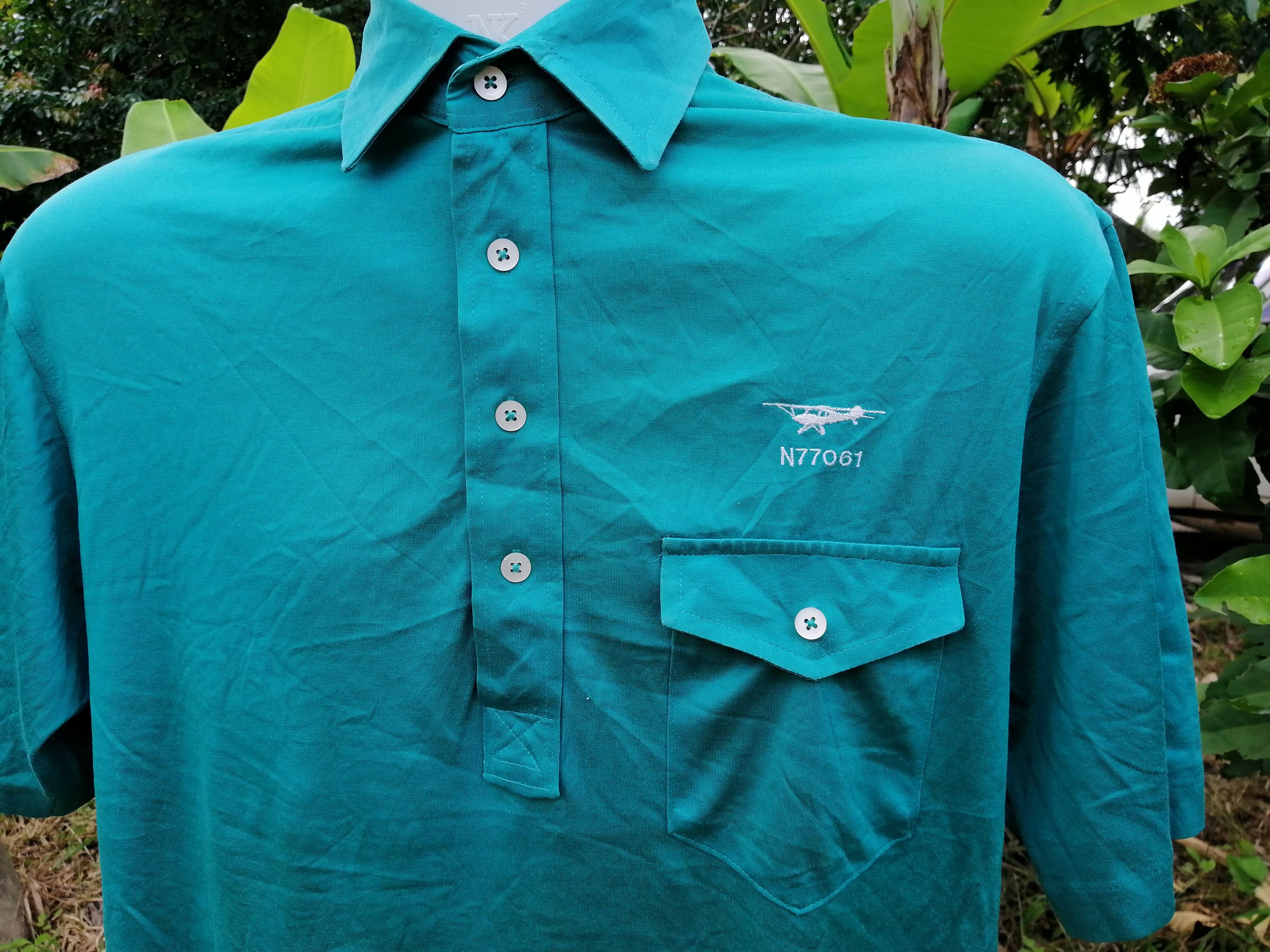 Other 80's vintage polo airplane collared pocket shirt lightweight Size US M / EU 48-50 / 2 - 3 Thumbnail