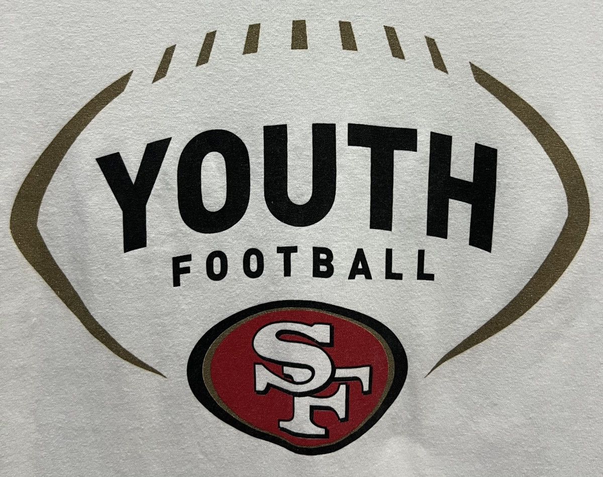 NFL × Vintage VINTAGE NFL SAN FRANCISCO 49ERS YOUTH FOOTBALL TEE SHIRT Size US XL / EU 56 / 4 - 3 Thumbnail