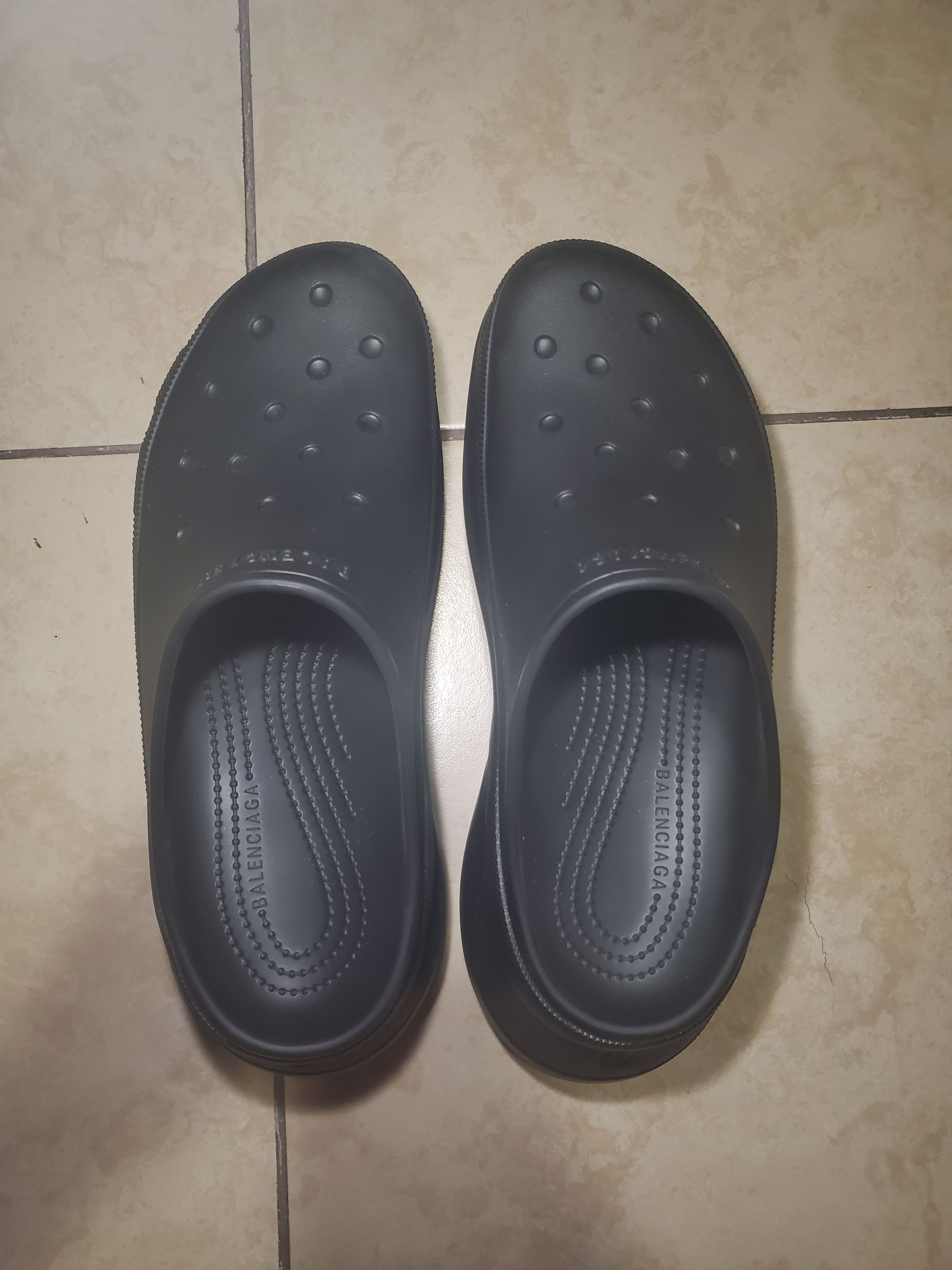 Balenciaga Balenciaga Crocs Mule Black 42 Size US 9 / EU 42 - 3 Thumbnail