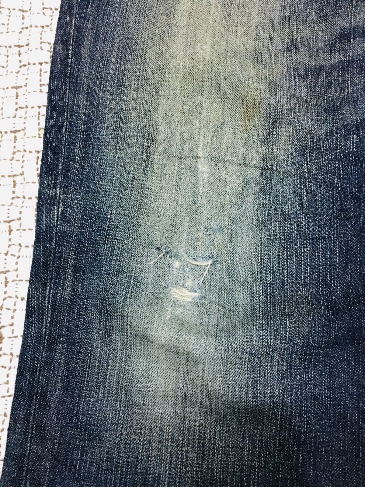 Edwin Edwin X Gold Rush Distressed Jeans (Y01) Size US 35 - 18 Thumbnail