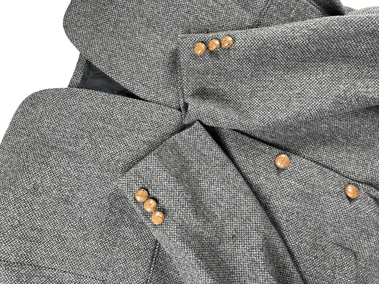 Harris Tweed × Vintage Vintage Harris Tweed Wool Blazer S Size 42S - 3 Thumbnail