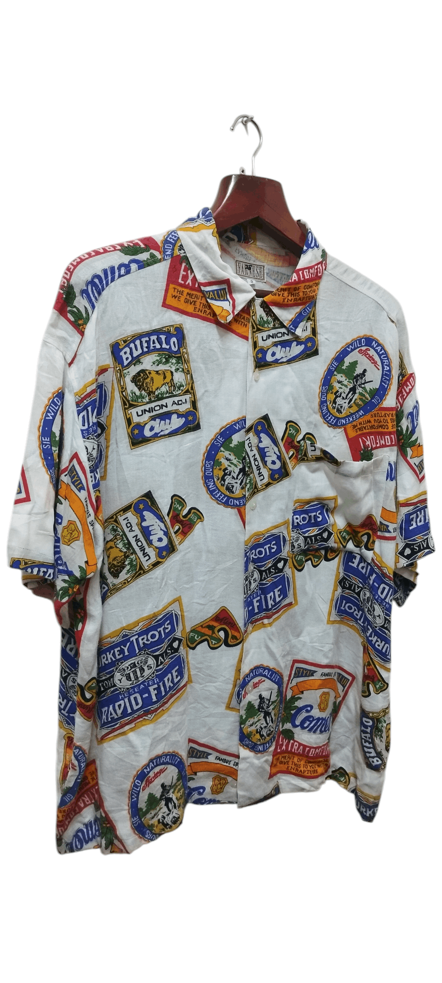 Designer × Japanese Brand × Vintage Vtg Farnese Full print Shirt Rare Art Size US XXL / EU 58 / 5 - 2 Thumbnail
