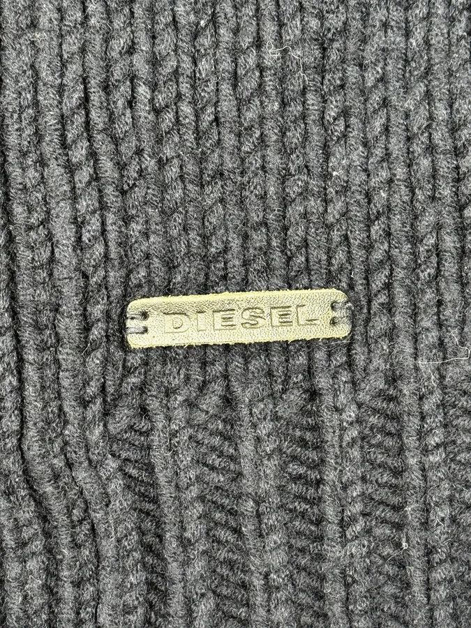 Diesel 2000s Diesel Navy Wool Buttoned Officer Hooded Sweater Size US M / EU 48-50 / 2 - 9 Thumbnail
