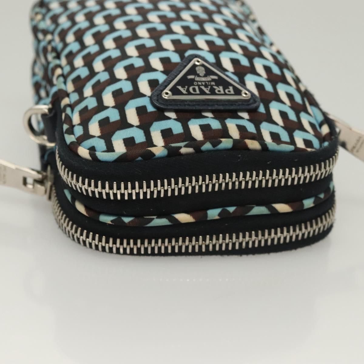 Prada PRADA Shoulder Bag Nylon Blue Silver Size ONE SIZE - 6 Thumbnail