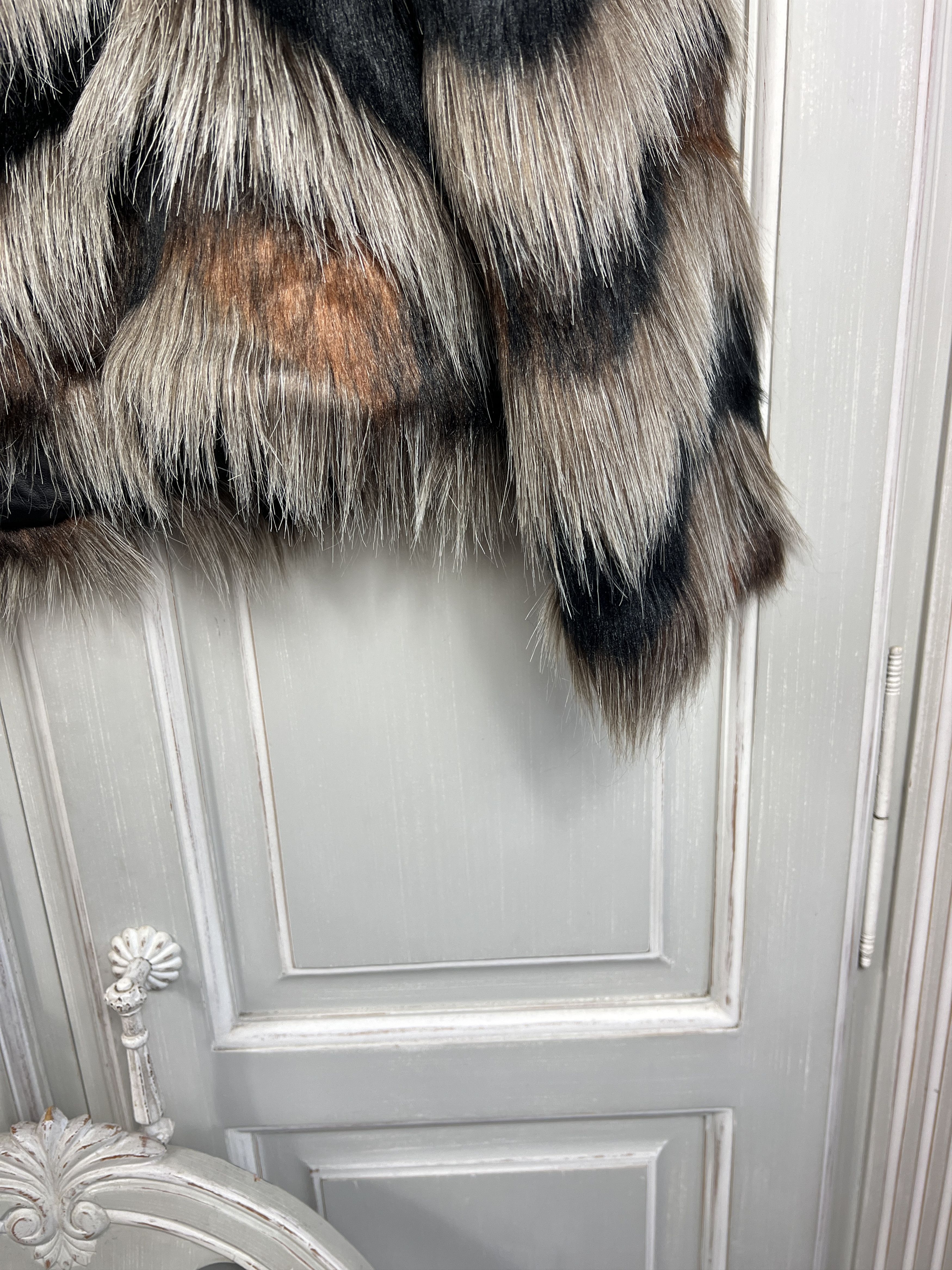 20471120 vintage cropped faux fur coat Size L / US 10 / IT 46 - 9 Thumbnail