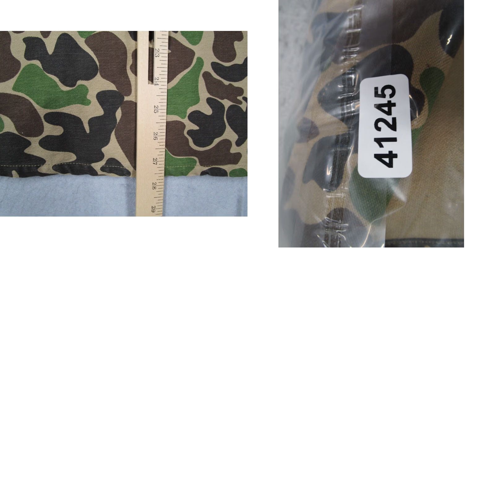 RVCA RVCA Men's Medium Green Camo Fubar Button Up Shacket Jacket Size US M / EU 48-50 / 2 - 8 Thumbnail