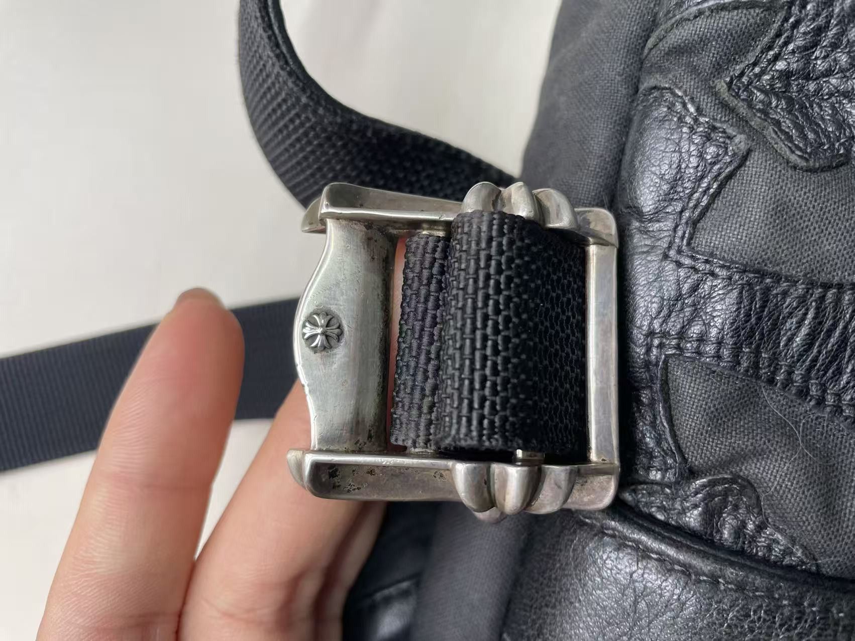 Chrome Hearts Chrome Hearts Cemetery Gunslinger Cross Patch Moto Backpack Size ONE SIZE - 8 Thumbnail