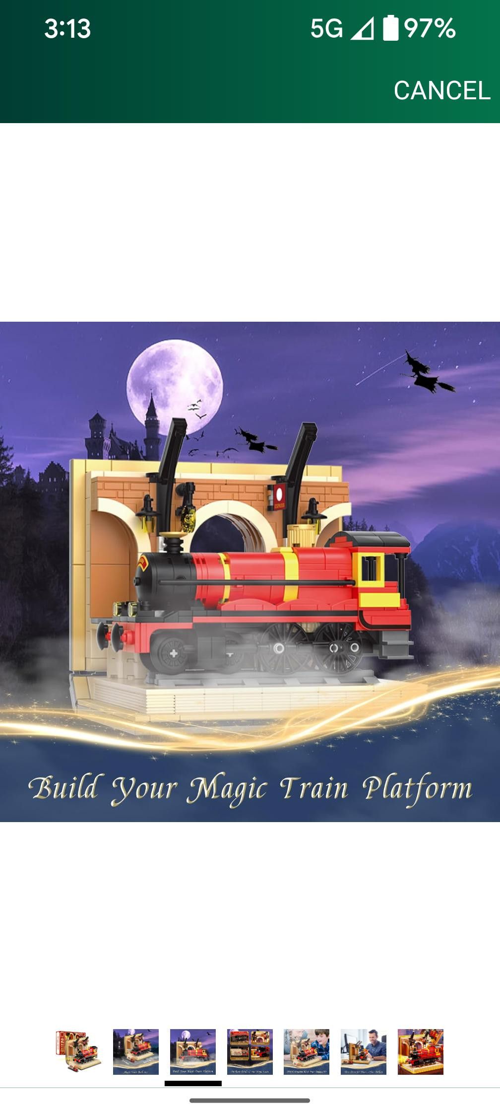 NBDN Nobrandedon Magic Express Train Station Building Toy STEM (929 PCS) Size ONE SIZE - 5 Thumbnail