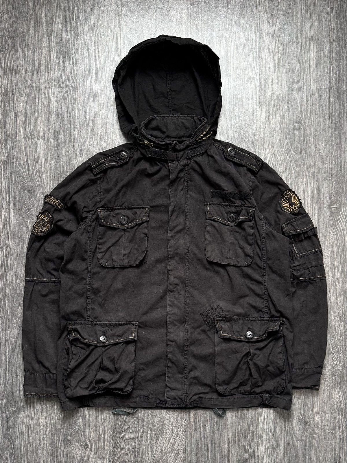 Alpha Industries × Vintage 90s Vintage Alpha Industries Jacket Avqntgarde Size US XL / EU 56 / 4 - 1 Thumbnail