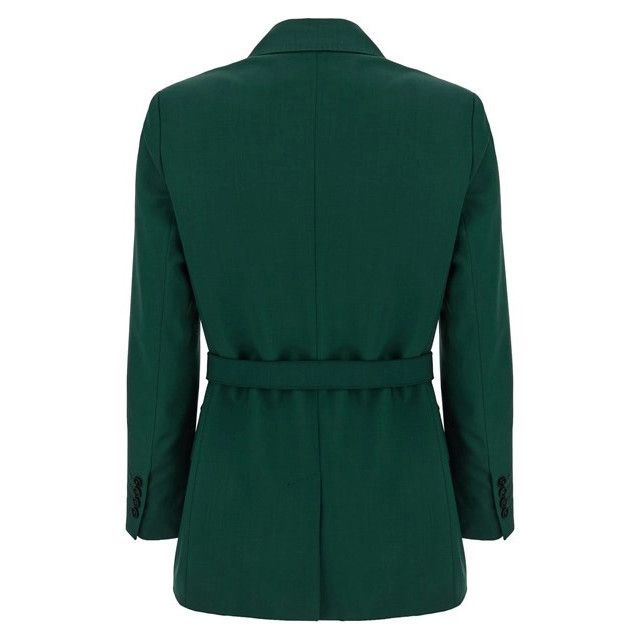 Max Mara MAX MARA Talento Green Wool Blazer Jacket New & Authentic (W Size L / US 10 / IT 46 - 2 Thumbnail
