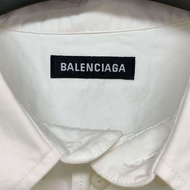 Balenciaga Balenciaga size 42 White Long Sleeve Shirt Size US S / EU 44-46 / 1 - 2 Thumbnail