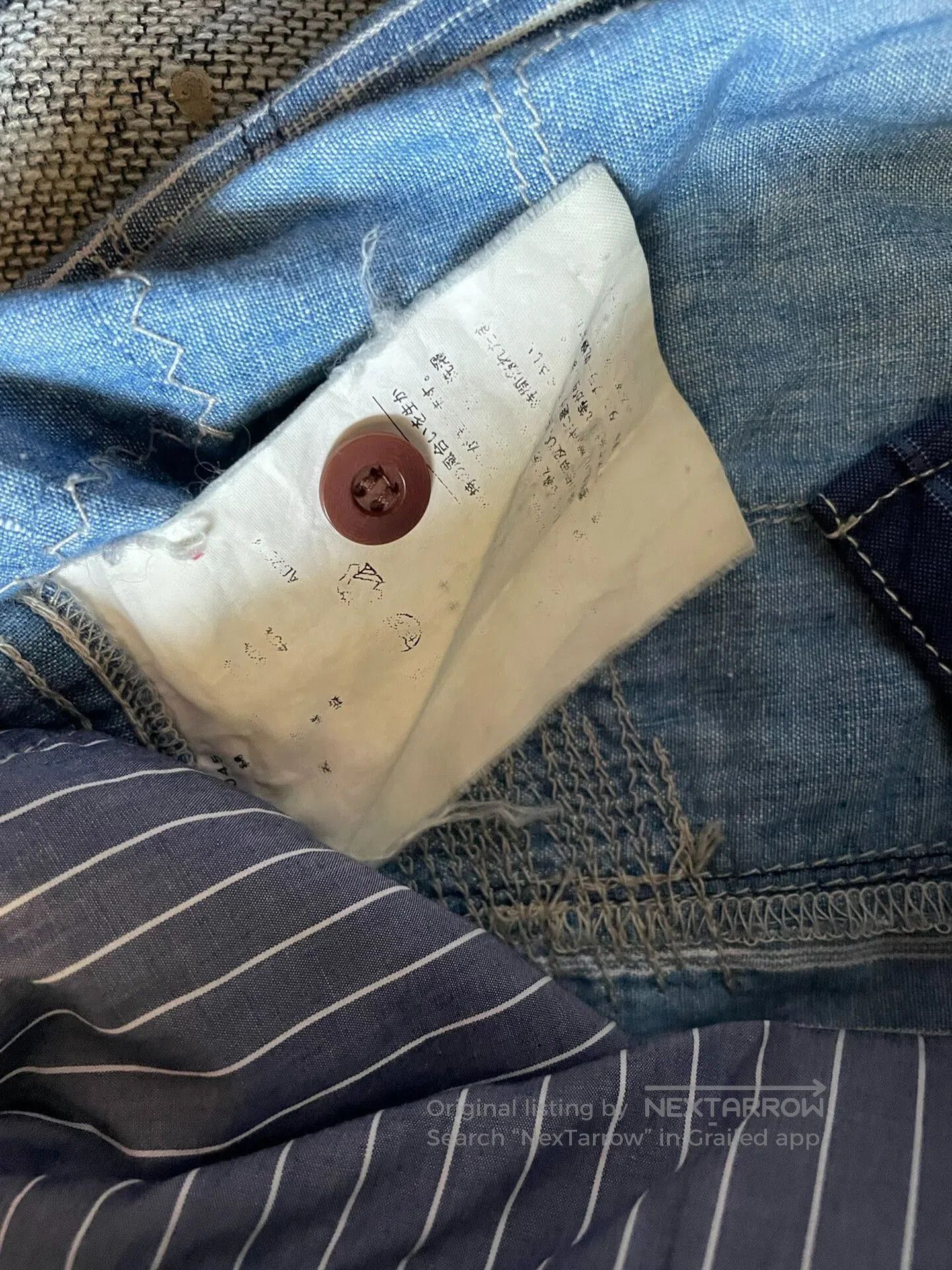 Junya Watanabe junya watanabe patchwork denim shirt. Size US L / EU 52-54 / 3 - 4 Thumbnail