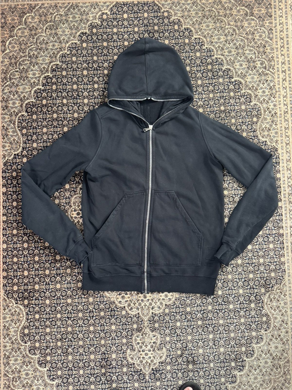 Rick Owens Drkshdw Rick Owens Drkshdw Gimp Full Zip Hoodie Black Size XX-Large Size US XXL / EU 58 / 5 - 1 Thumbnail
