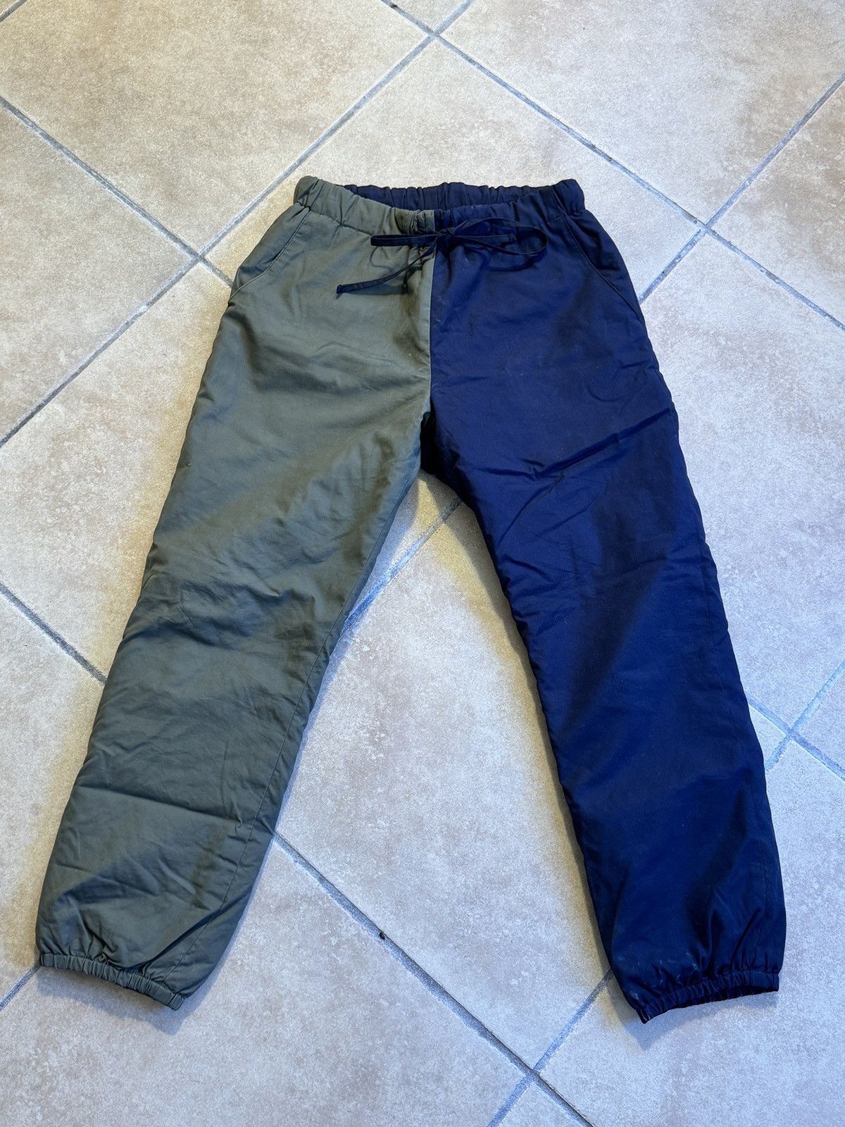 image of Epperson Mountaineering Insulated Pants Olive/navy in Blue, Men's (Size 32)