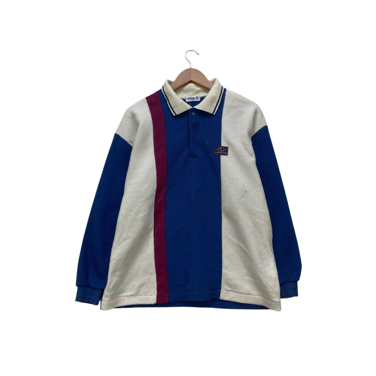 💥Vintage Nepla Fleece Half Snap Button Pullover Multicolor