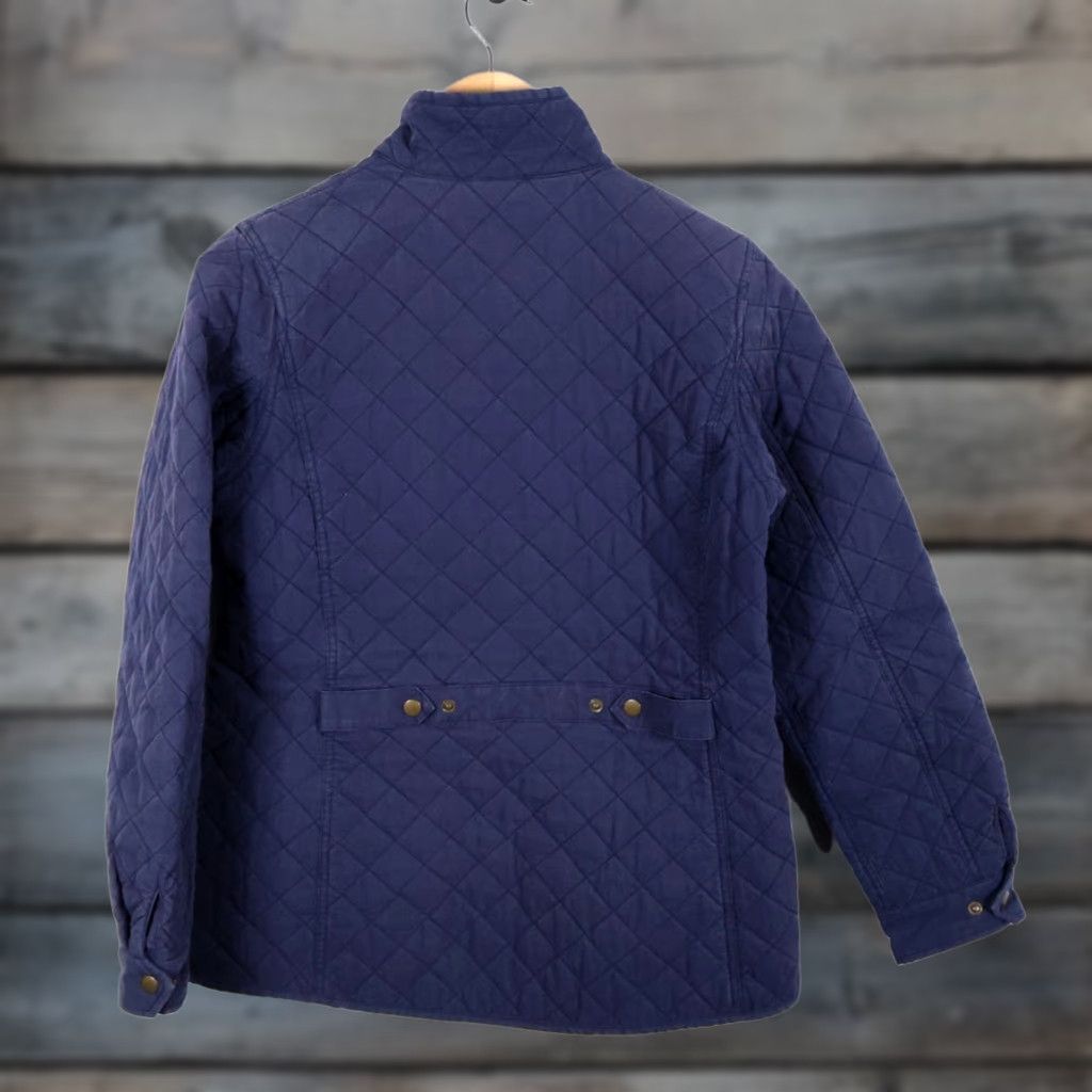 Vintage Duluth Quilted Jacket Women Medium Dark Blue Cotton Snap Button Insulated Size M / US 6-8 / IT 42-44 - 1 Thumbnail