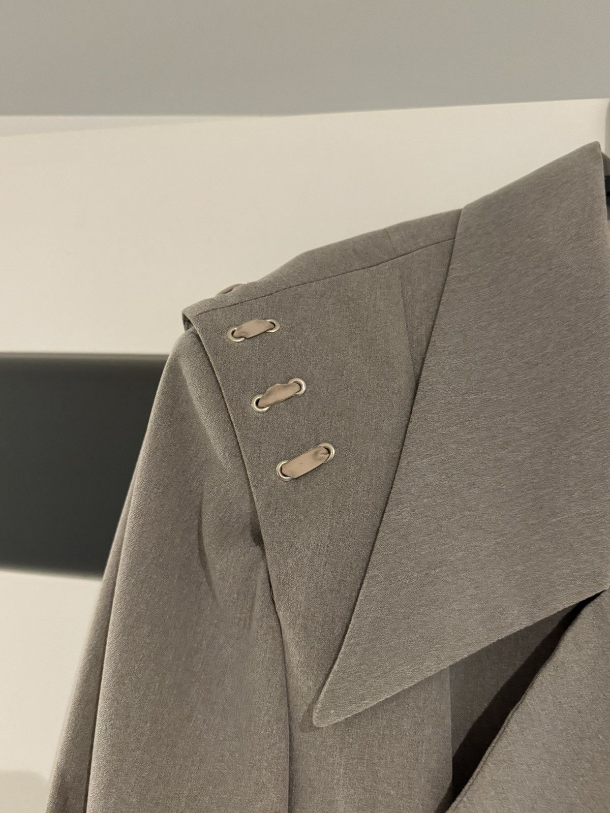 Vintage Vintage Grey Blazer with Decorative Details Size XL / US 12-14 / IT 48-50 - 5 Thumbnail